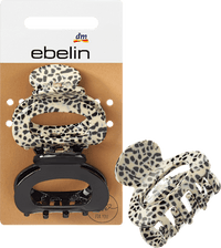 Haarspeldjes midi zwart/wit, 2 stuks