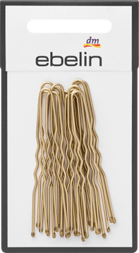 Haarnadeln gewellt, Gold-Optik, 15 St