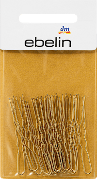 Haarspelden kort goudlook, 20 stuks