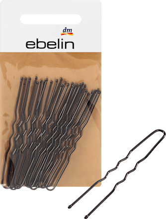 Haarspelden lang zwart, 15 stuks