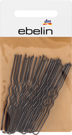 Haarspelden lang zwart, 15 stuks