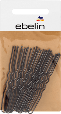 Haarspelden lang zwart, 15 stuks