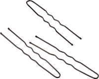 Haarspelden lang zwart, 15 stuks