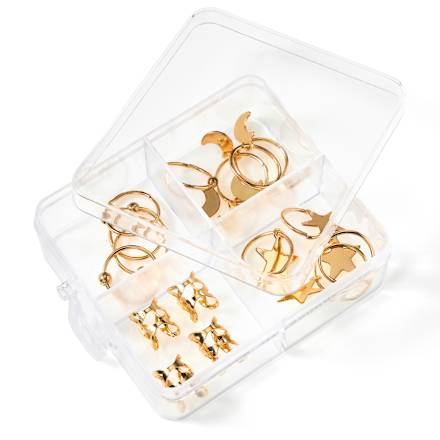 Haarpiercingset Stay wild, Kind, 16 stuks