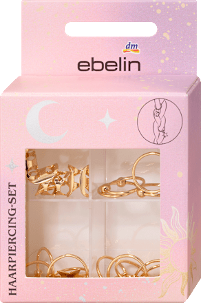 Haarpiercingset Stay wild, Kind, 16 stuks