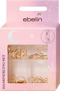 Haarpiercingset Stay wild, Kind, 16 stuks