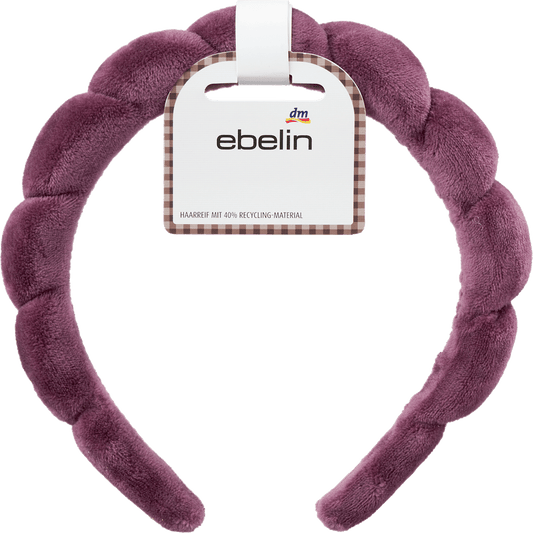 Haarreif Bubble-Optik, bordeaux, 1 St