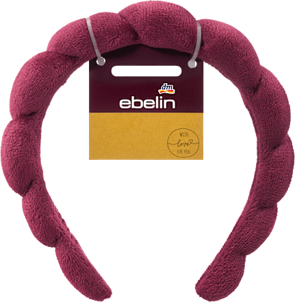 Haarreif Bubbles, Kirschrot, 1 St ebelin