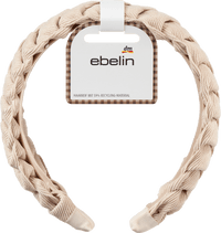 Haarreif geflochten, beige, 1 St