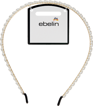 ebelin Haarreif mit Perlen, 1 St