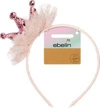 Haarreif Pailletten-Krone, 1 St ebelin