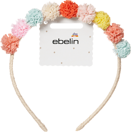 Haarreif Pom-Poms, 1 St