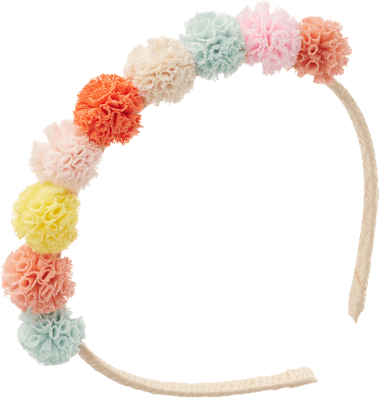 ebelin Haarreif Pom-Poms, 1 St