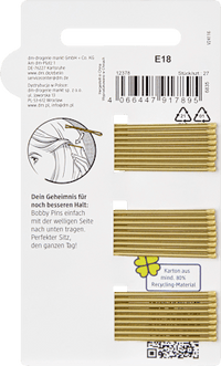 Haarschieber, Gold-Optik, 27 St