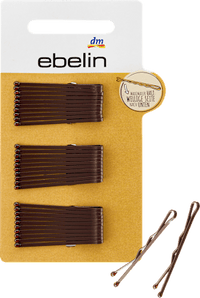 Haarspeldjes kort bruin, 30 stuks