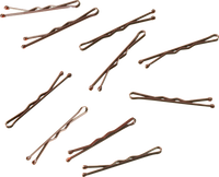 Haarspeldjes kort bruin, 30 stuks