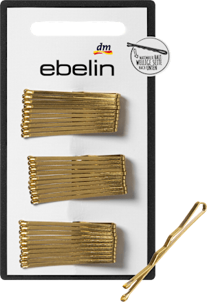 Haarschieber kurz, goldfarben, 30 St