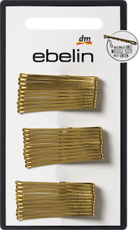 Haarschieber kurz, goldfarben, 30 St