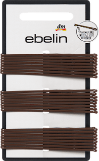 Haarschieber lang, braun, 24 St