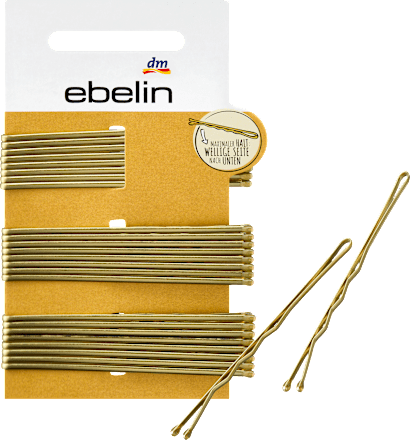 Haarspeldjes lang goudlook, 24 stuks