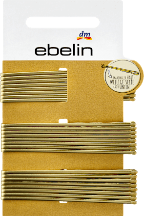 Haarspeldjes lang goudlook, 24 stuks