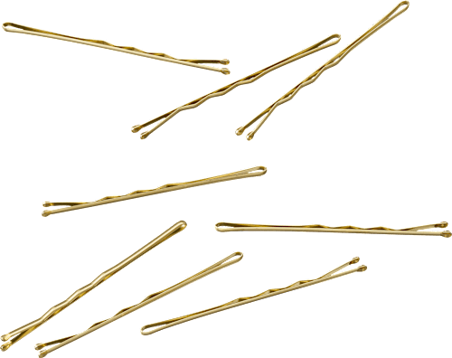 Haarspeldjes lang goudlook, 24 stuks