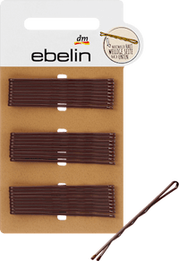 Haarspeldjes midi bruin, 27 stuks