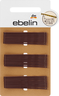 Haarspeldjes midi bruin, 27 stuks