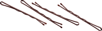 Haarspeldjes midi bruin, 27 stuks