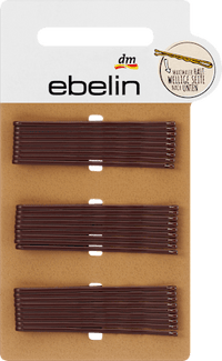 Haarspeldjes midi bruin, 27 stuks