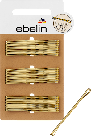 Haarschieber midi Gold-Optik, 27 St