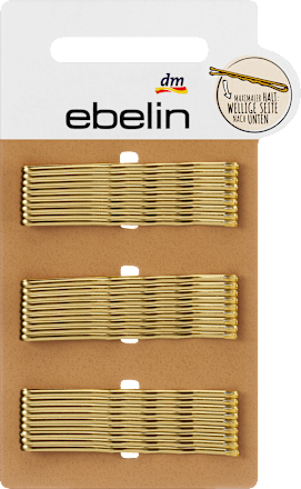 Haarschieber midi Gold-Optik, 27 St
