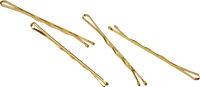 Haarschieber midi Gold-Optik, 27 St