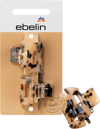 Haarspeldjes T-Shell look / Cut Out, 2 stuks