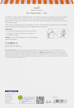 Haartulband 2in1 Mijn geluksplek, 1 st