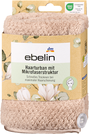 Haarturban aus Mikrofaser, 1 St