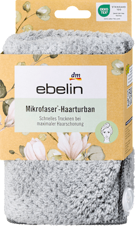 Haarturban Mikrofaser, 1 St ebelin