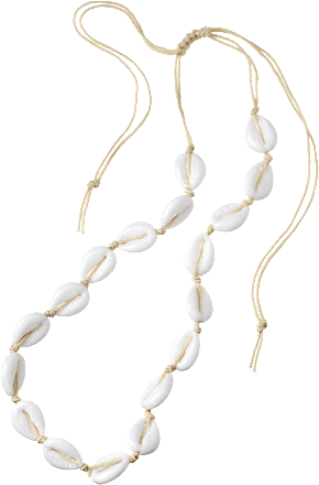 ebelin Halskette mit Muscheln, 1 St