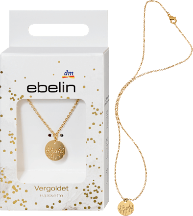 Vergulde ketting met bloemenprint, 1 stuk