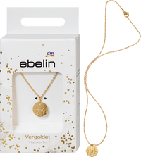 Vergulde ketting met bloemenprint, 1 stuk