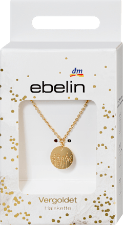 Vergulde ketting met bloemenprint, 1 stuk