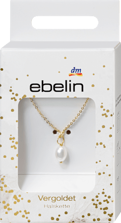 Vergulde ketting met parel, 1 stuk