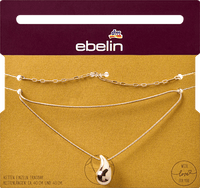 Kettingset druppelvorm, goudlook, 2 stuks