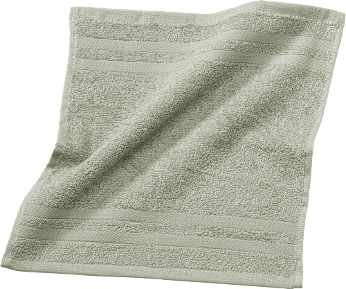 Handtuch aus Frottee salbeigrün, 100 % Bio-Baumwolle, GOTS-zertifiziert, 1 St