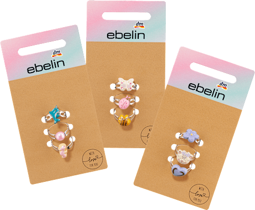 Kinderringset met verschillende motieven, 3 stuks