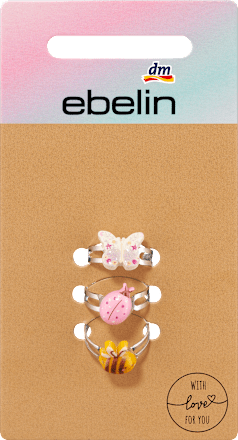 Kinder-Ringset mit verschiedenen Motiven, 3 St