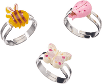 Kinderringset met verschillende motieven, 3 stuks
