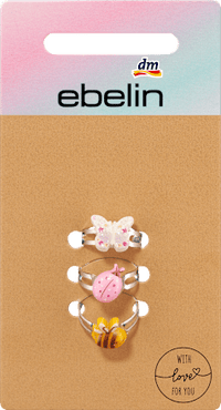 Kinderringset met verschillende motieven, 3 stuks