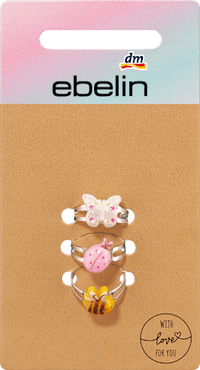 Kinderringset met verschillende motieven, 3 stuks