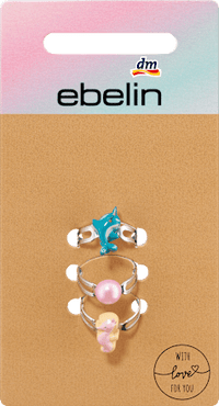 Kinderringset met verschillende motieven, 3 stuks